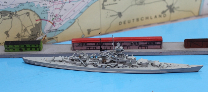 Battleship "Gneisenau" (1 p.) GER 1940 Neptun N 1004